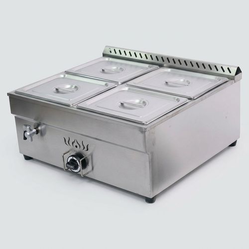 HayWHNKN 4-Pan Propane Gas Food Warmer
