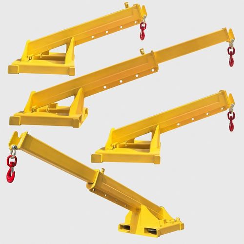 HayWHNKN Forklift Jib Boom 5T Telescopic Crane Attachment