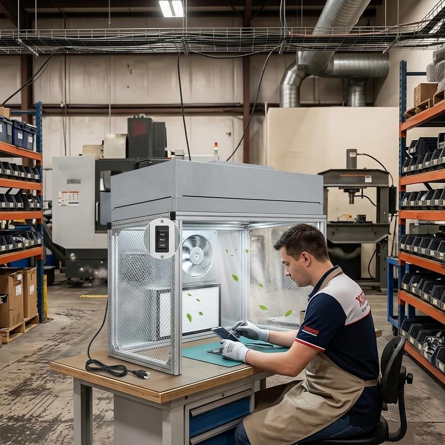 Laminar Flow Hood in electronics lab